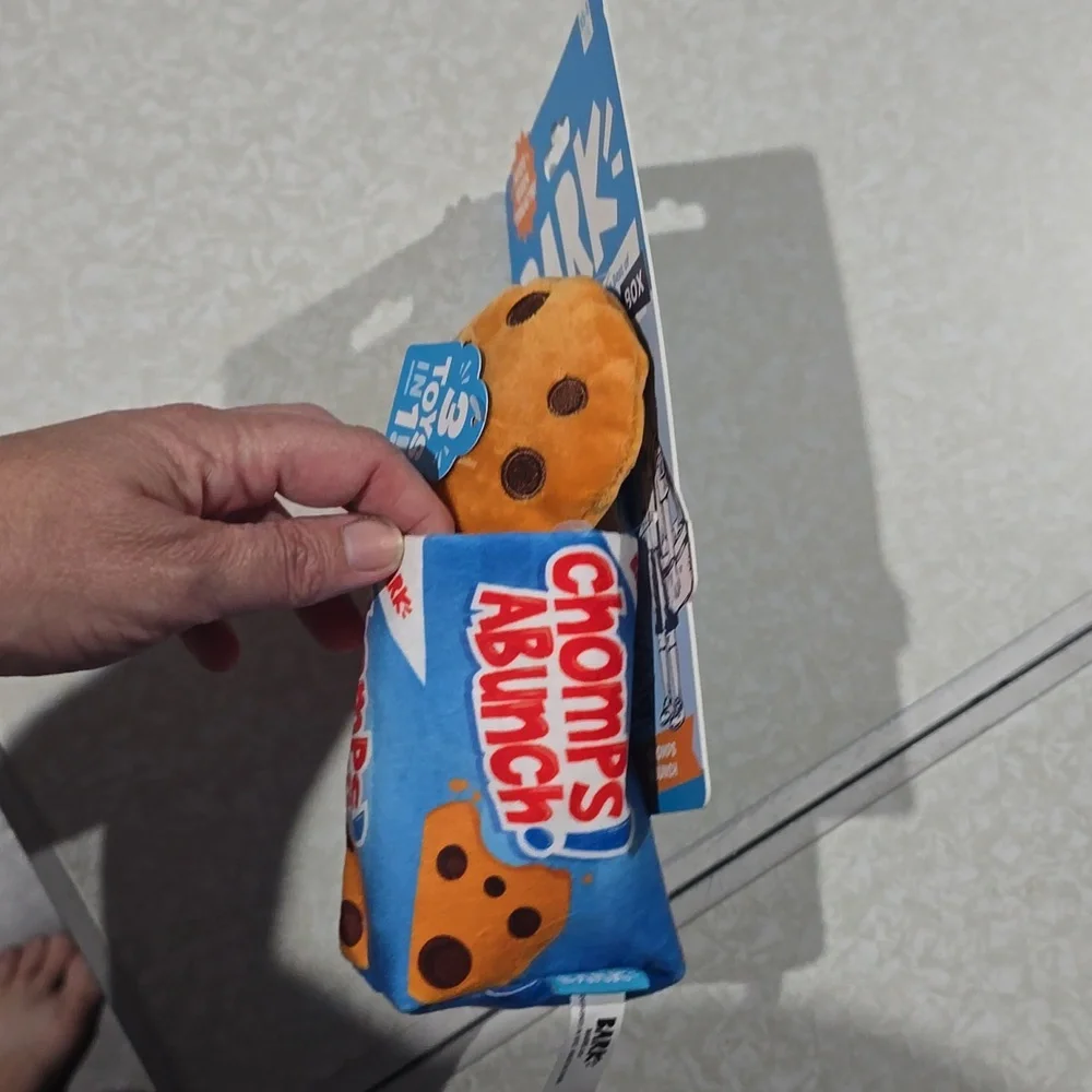 Bark Chomps A Bunch Blue and Orange Dog Toy NWT Size XS-S 0-20 Pounds‎